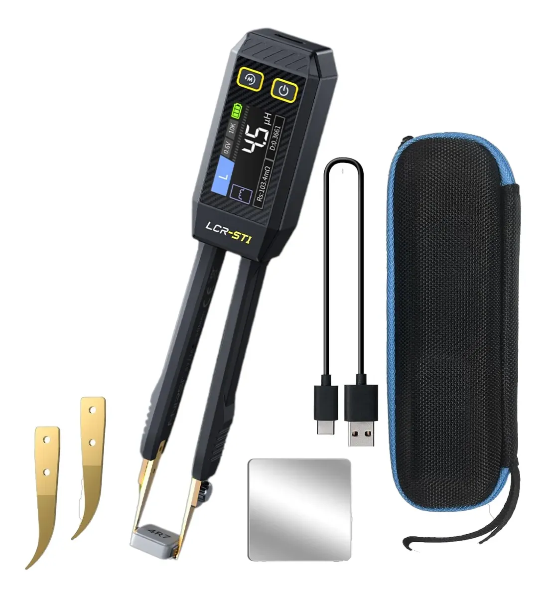 FNIRSI LCR-ST1 – Pinza Digital Inteligente para Componentes SMD