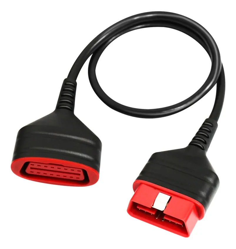 Cable Adaptador de Extensión de 16 Pines Macho a Hembra para Conector OBD2 Thinkdiag, Herramientas de Diagnóstico