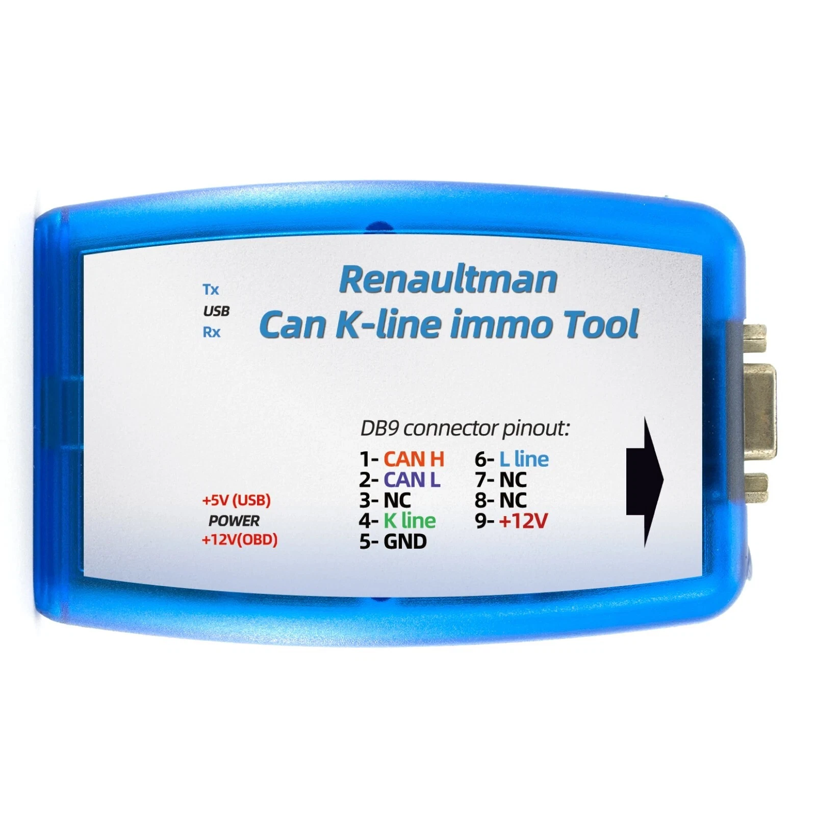 Renaultman OBD2 CAN/K-Line IMMO Tool V4.10